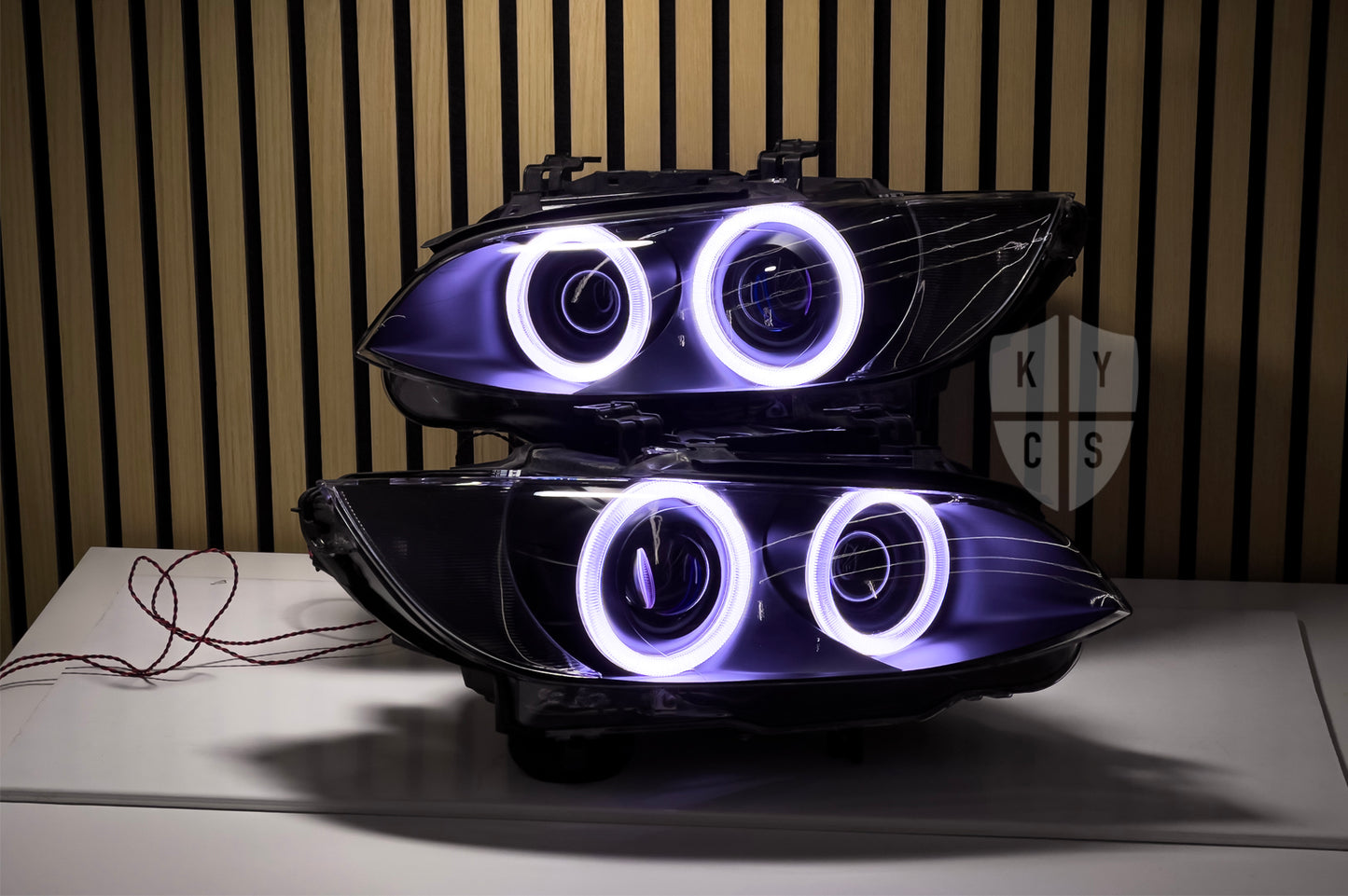 E9x M3 & E92 E93 Pre LCI - Round Angel Eyes (3 Series & M3 Xenon Headlights)