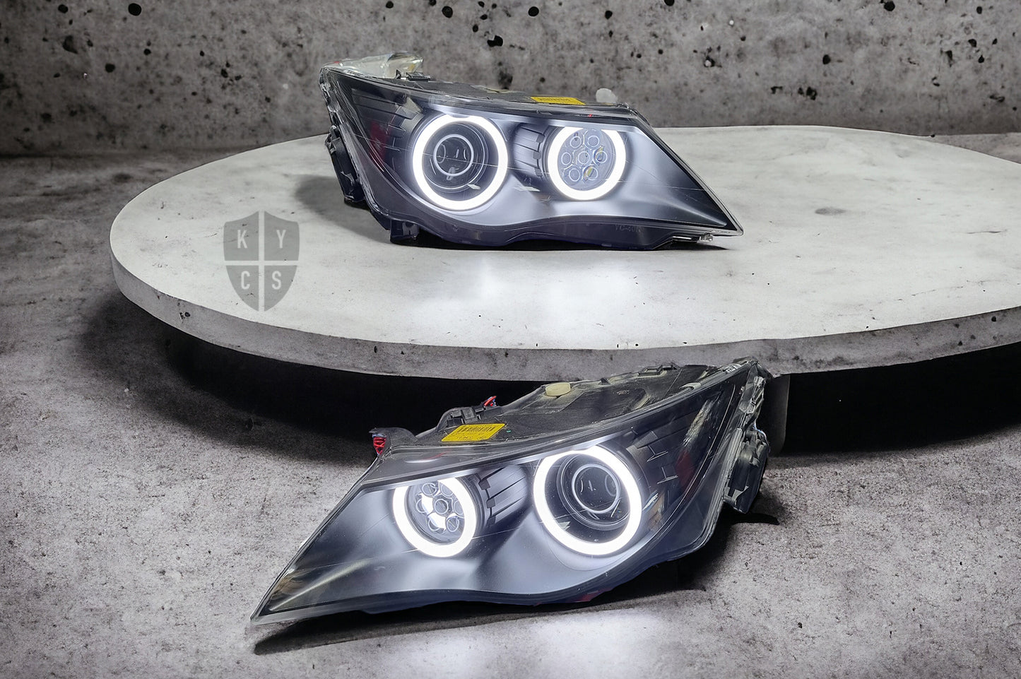 E63 E64 LCI - Round Angel Eyes (6 Series & M6 Xenon Headlights)