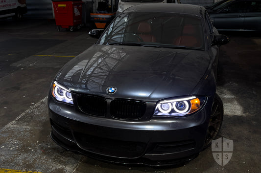 E87 & E81 E82 E88 Pre LCI - Round Angel Eyes (BMW 1 Series & 1M Xenon/Adaptive Xenon Headlights)