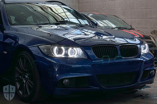 E90 E91 LCI - DTM Angel Eyes (3 Series Halogen Headlights)