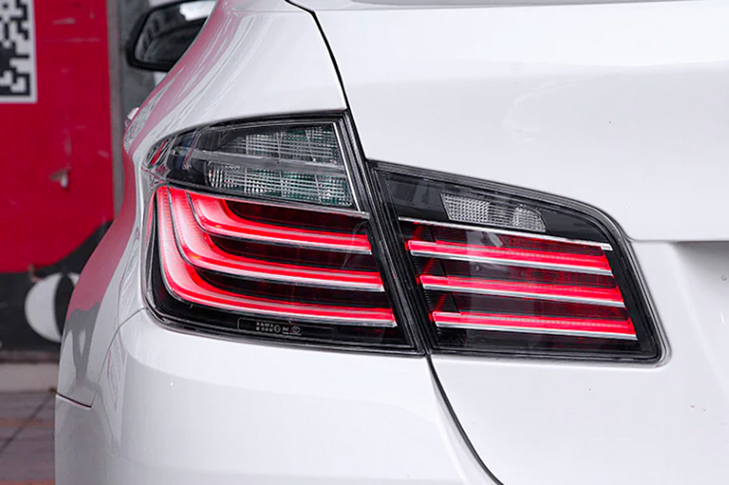 BayOptiks - BMW F10 5 Series & M5 Tail Lights - LCI Style (Clear ...
