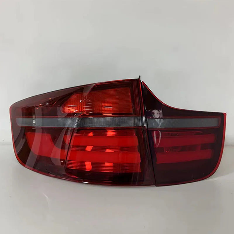 BayOptiks - BMW E71 X6 & X6M Tail Lights - LCI Style (Smoked Red)