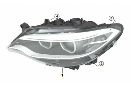 New BMW OEM Headlights - F22 F23 F87 (Pre LCI - Halogen)