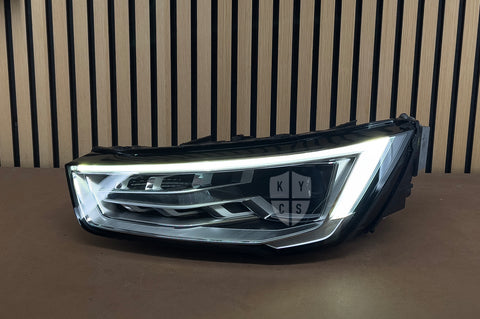 New replacement headlight lens for Audi A1 S1 8X facelift (2014 to 2018): headlight lens replacement for cracked, yellowed or damaged lenses, headlight repair
