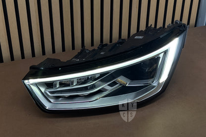 Audi A1 S1 8X headlight lens replacement: cracked or damaged lens replaced with a new lens, headlight repair UK