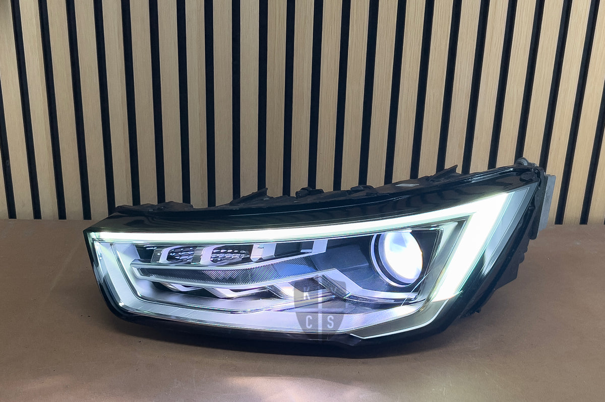 Audi A1 S1 8X headlight repair: lens replacement for yellowed, scratched, cracked or damaged headlight lenses