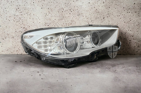BMW 5 Series GT (F07) headlight with a new replacement lens, by KYCS
