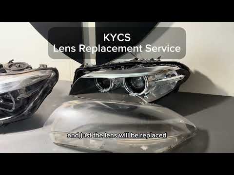 Porsche 911 headlight lens replacement explained: how KYCS replaces a damaged headlight lens