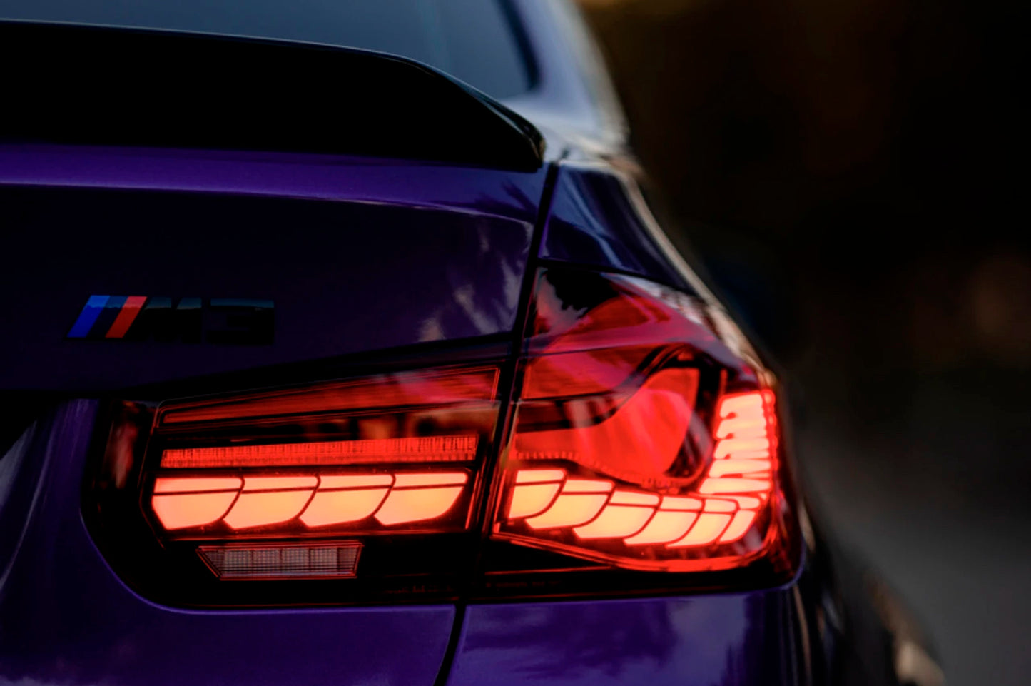 BayOptiks F30 3 Series & F80 M3 Red Sequential OLED GTS Style Tail Lights