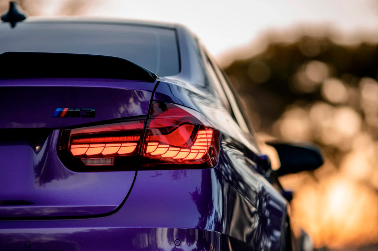 BayOptiks F30 3 Series & F80 M3 Red Sequential OLED GTS Style Tail Lights