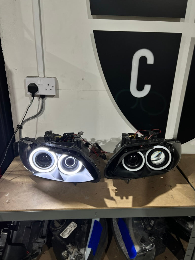 Prebuilt - E9x M3, E92/E93 Pre LCI (KYCS Full Circle Switchback Angel Eyes)