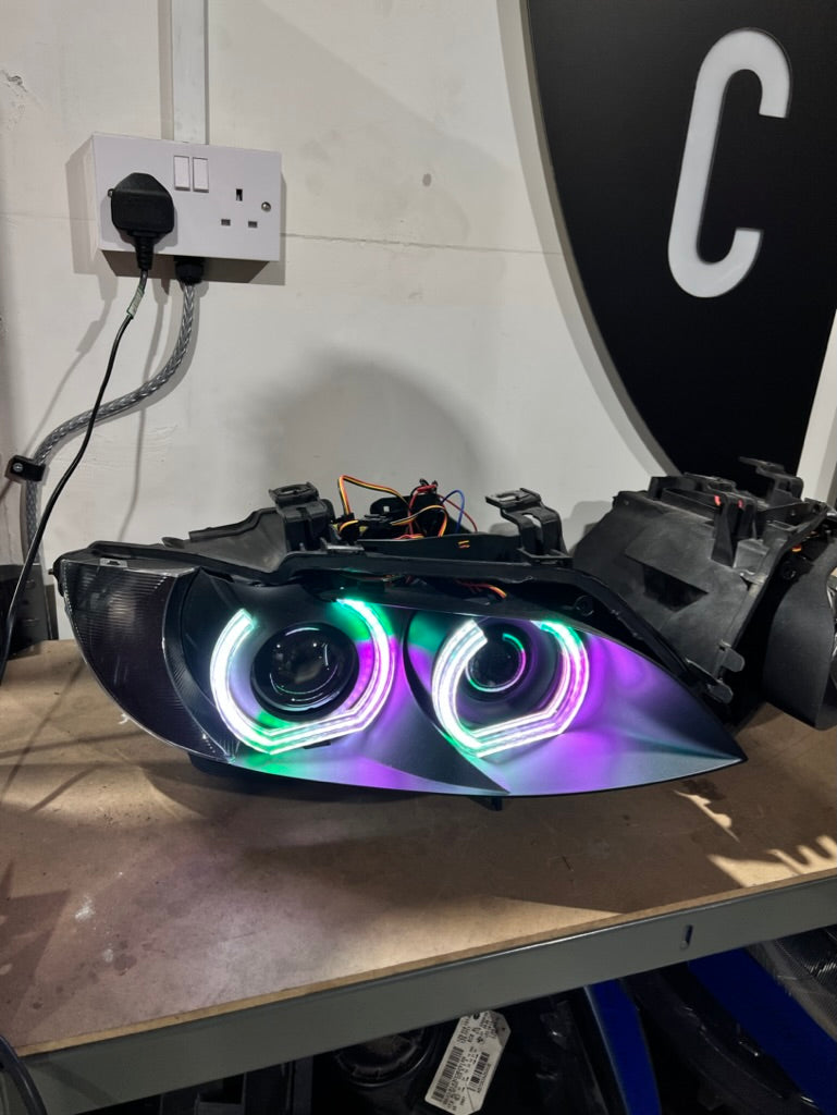 Prebuilt - E9x M3, E92/E93 Pre LCI (KYCS DTM Colour Chasing Angel Eyes)