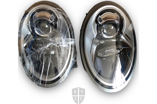 Headlight Lens - Porsche 911 (991) Grey Border