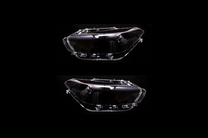 New replacement headlight lens for BMW 1 Series F20 F21 facelift (2015 to 2019) (view 2): headlight lens replacement for cracked, yellowed or damaged lenses, headlight repair