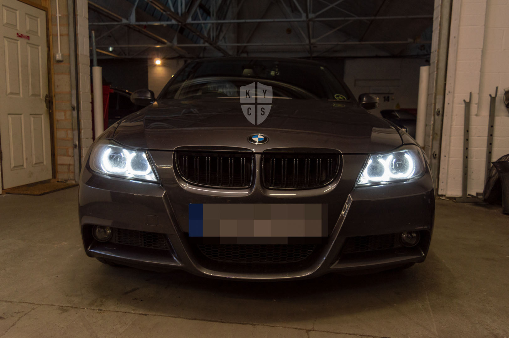 E90 E91 Pre LCI - Round Angel Eyes (3 Series Halogen Headlights)