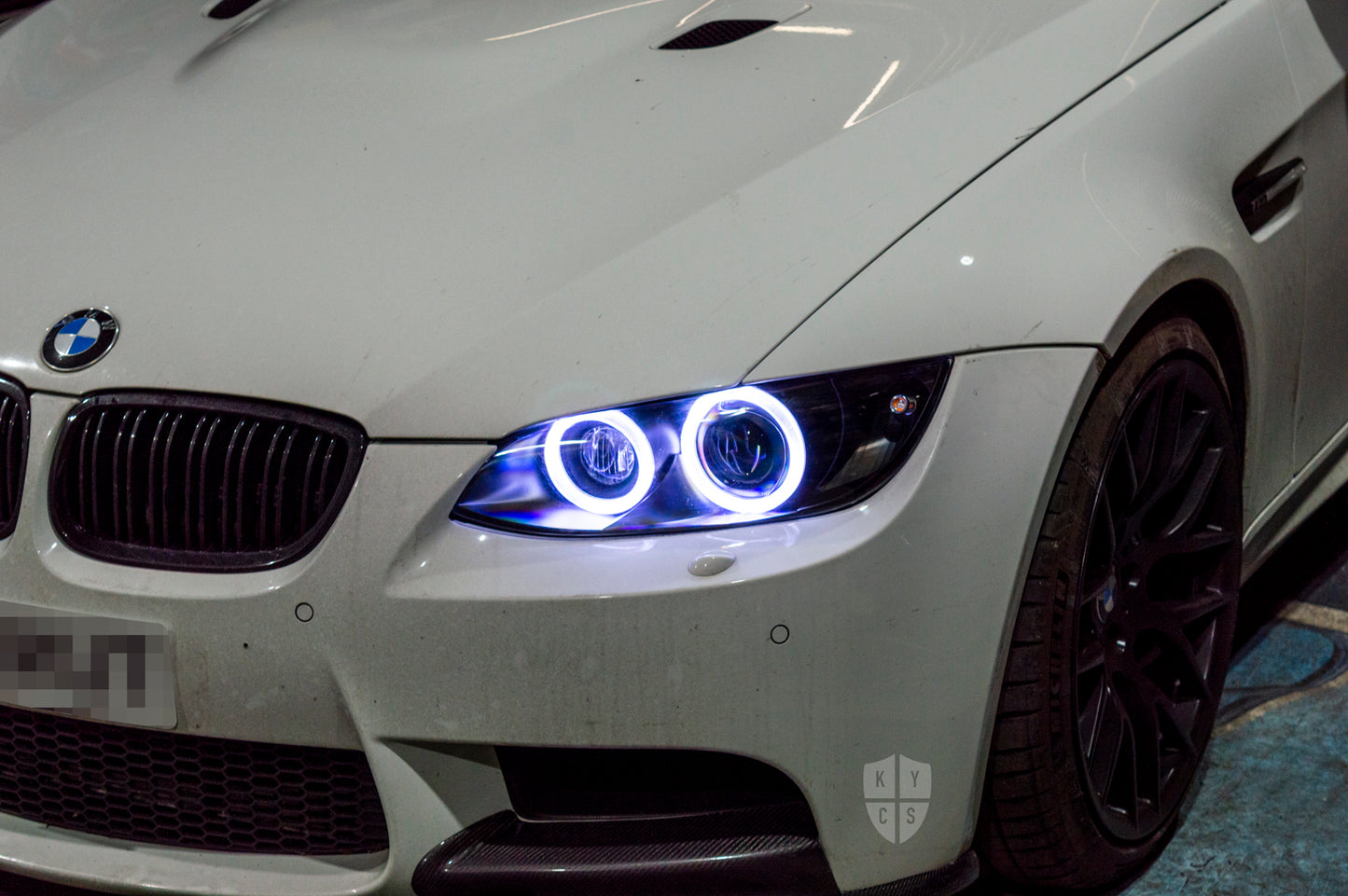 E9x M3 & E92 E93 - Round Angel Eyes (3 Series & M3 Xenon Headlights)