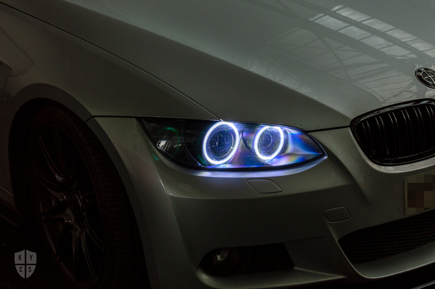 E9x M3 & E92 E93 - Round Angel Eyes (3 Series & M3 Xenon Headlights)