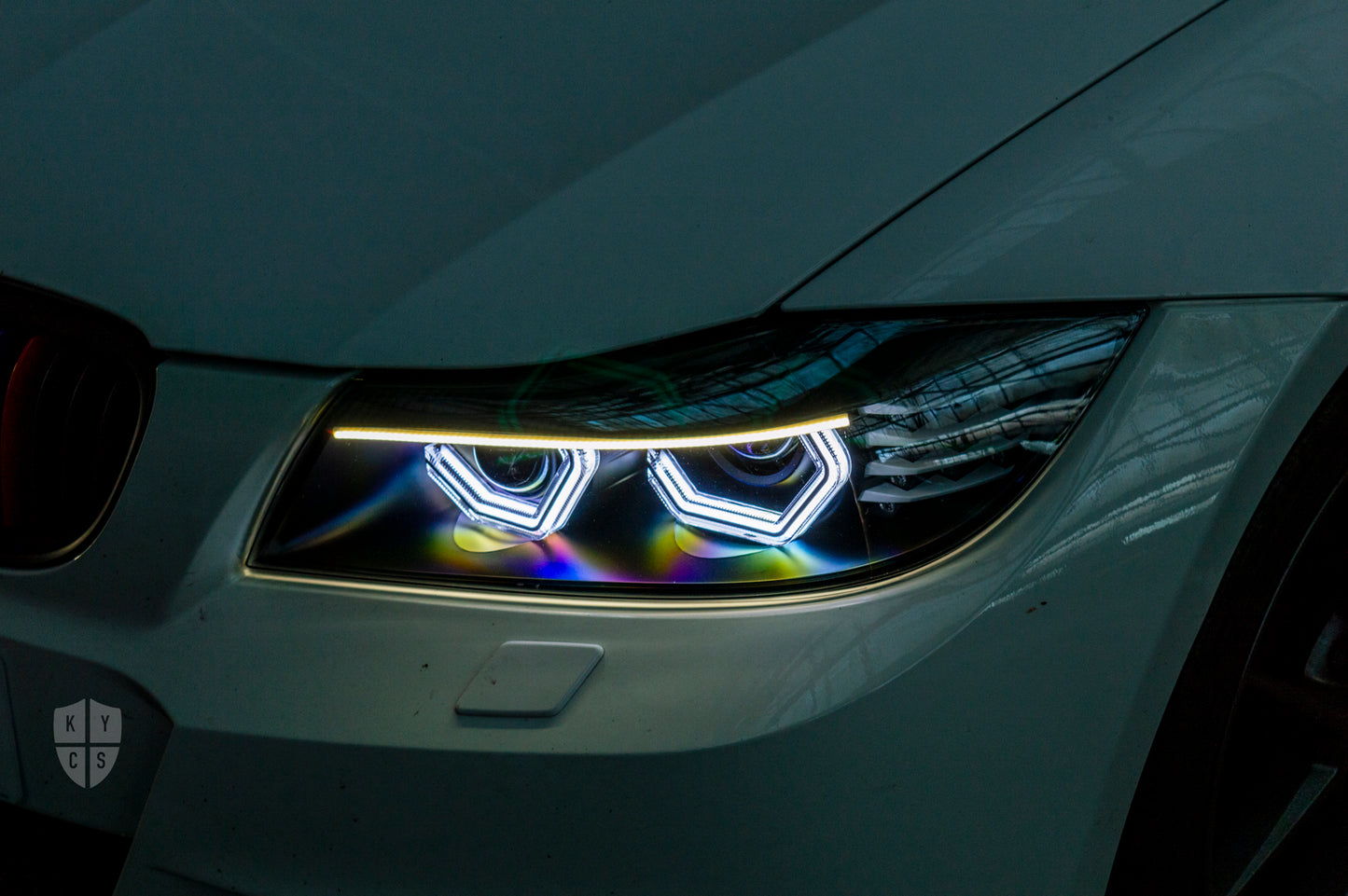 E90 E91 LCI - Vision Angel Eyes (3 Series Xenon Headlights)