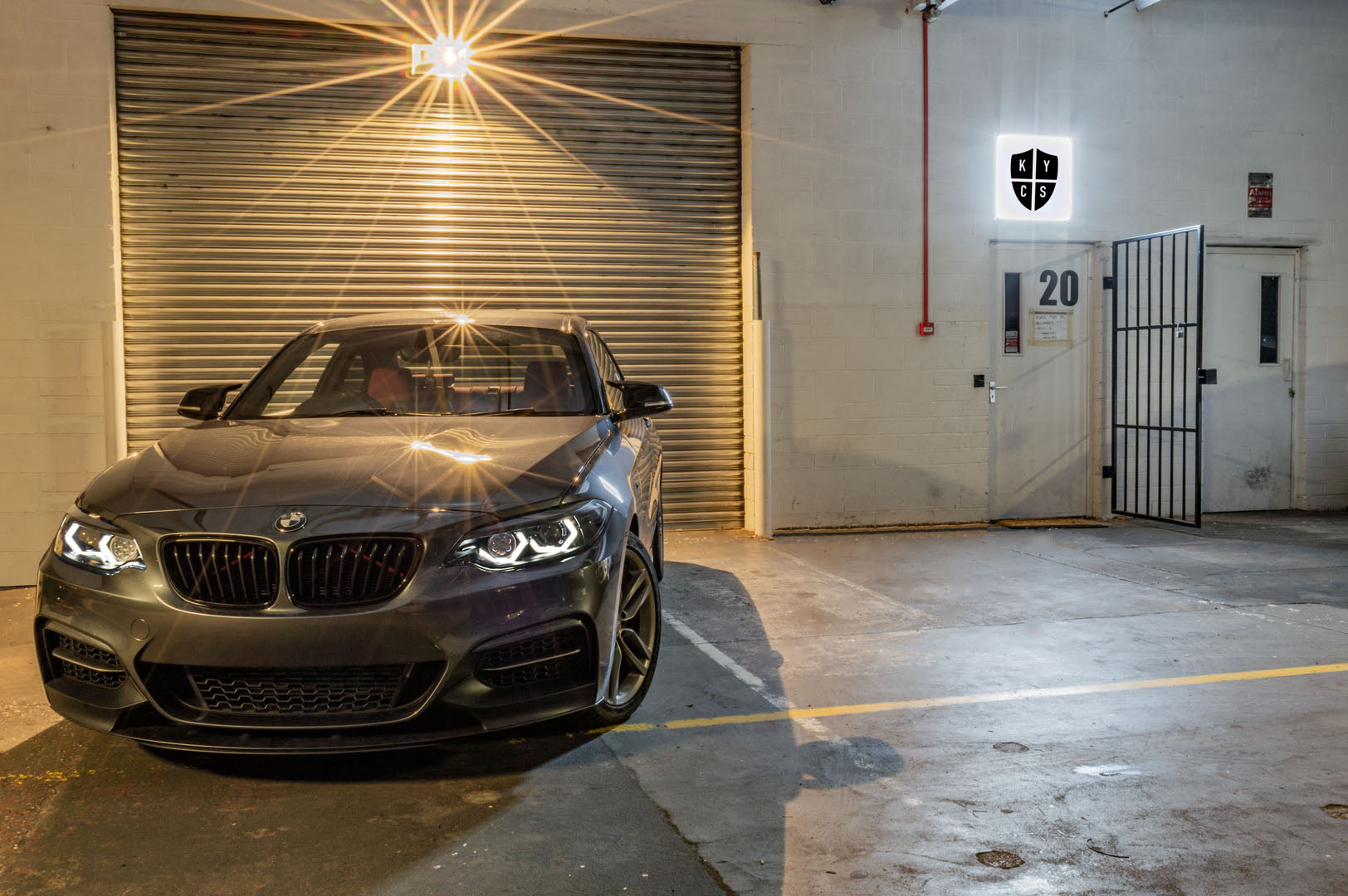 BMW 2 Series E87 & F22 F23 F87 (Pre LCI Halogen) Custom Headlights. Equipped With The Following Options: BavGruppe Design Vision Angel Eyes (White) | Bi-LED Projector | LED High Beam Array | New Lenses