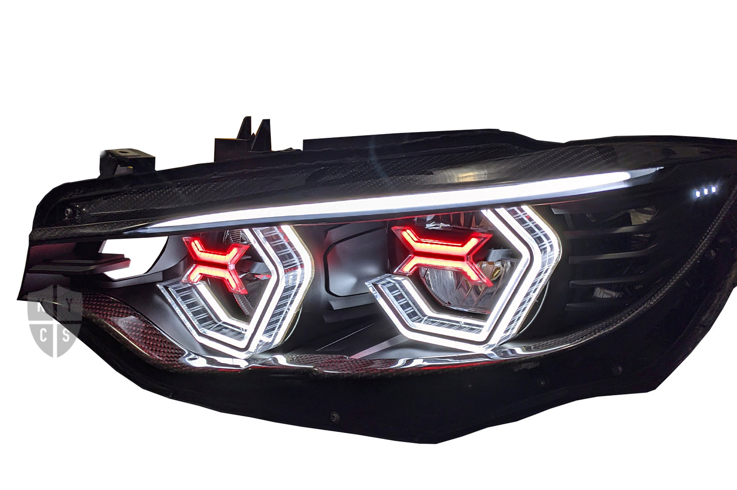 F32 F33 F36 F80 F82 F83 Pre LCI - Vision Concept Angel Eyes (4 Series & M3 M4 Adaptive LED Headlights)