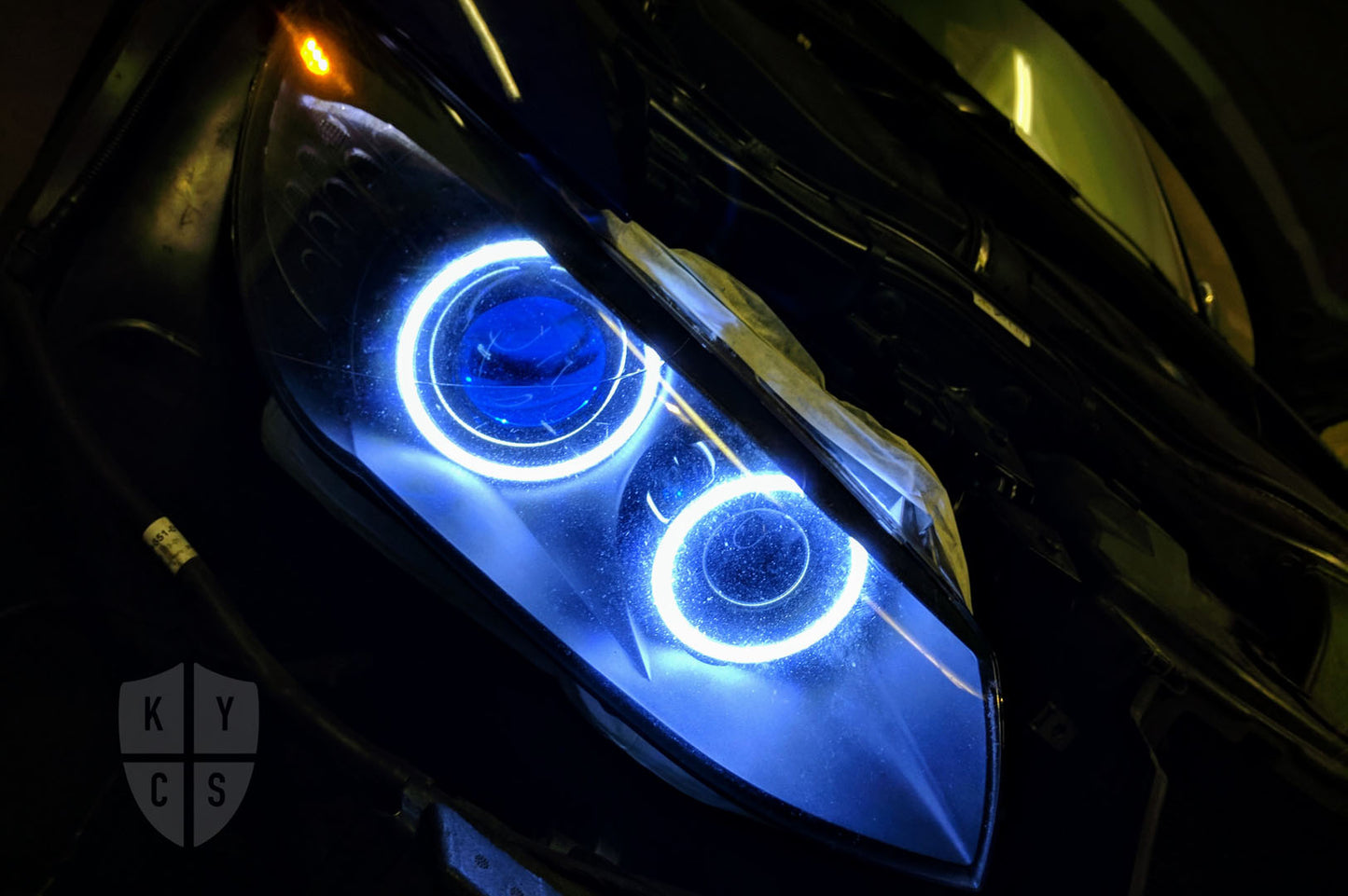 E92 E93 LCI - Round Angel Eyes (3 Series Xenon Headlights)