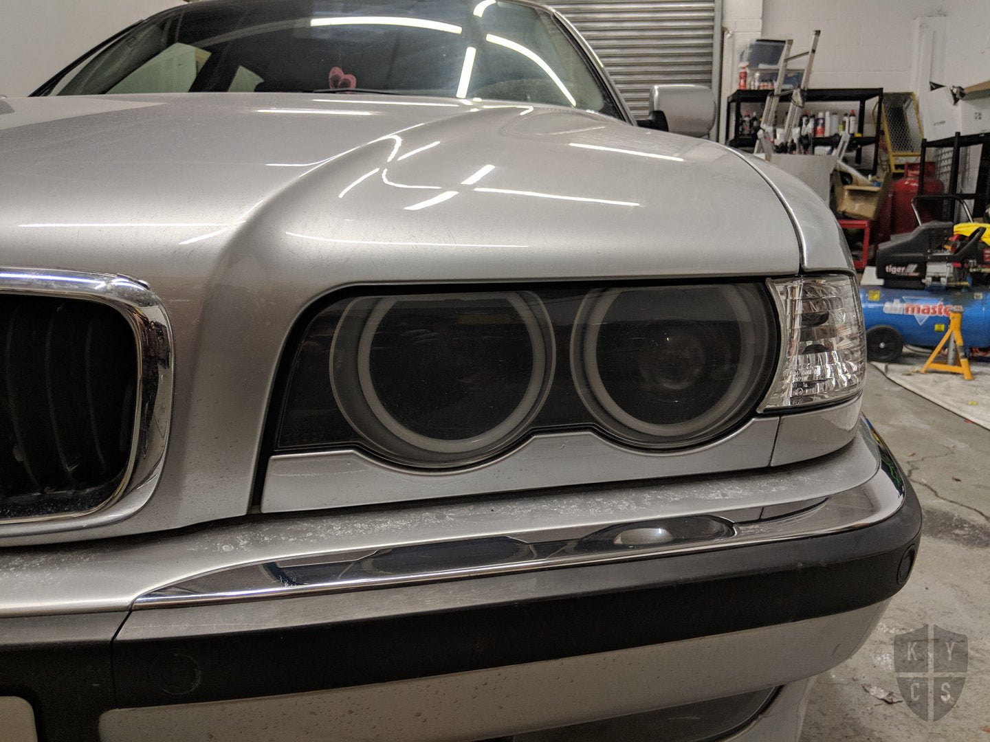 E38 Round Angel Eyes (7 Series Halogen Headlights)